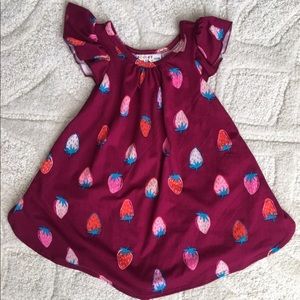 Dot Dot Smile Strawberry Swing Dress